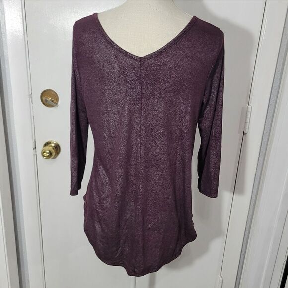 24/7 maurices 3/4 sleeve blouse NWT - Picture 3 of 8